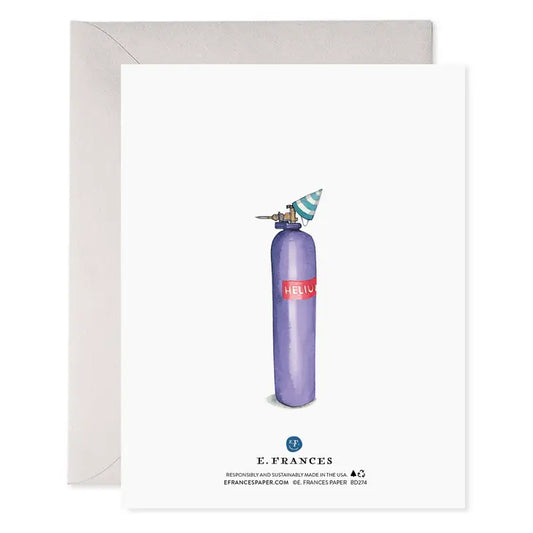 Helium 40 | 40th Birthday Greeting Card