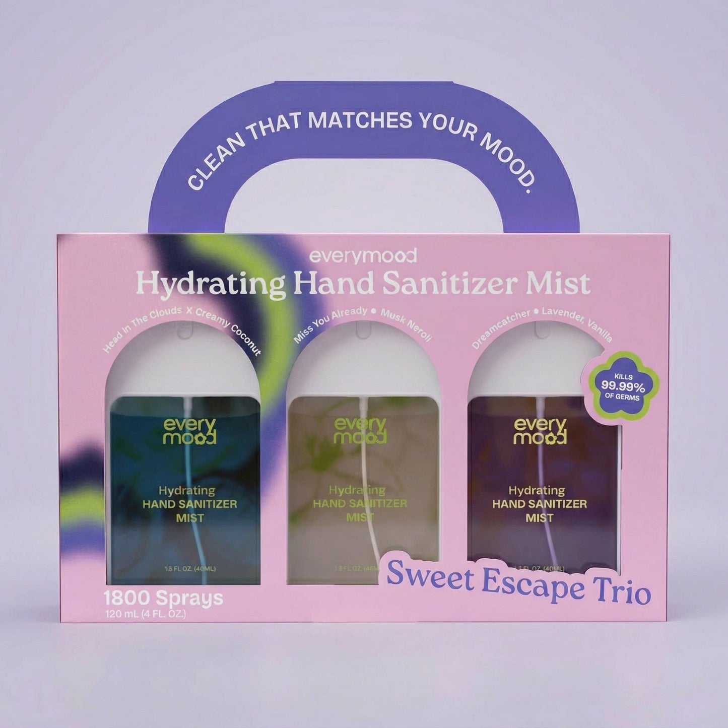 EveryMood | Hand Sanitizer Mist | Sweet Escape Trio (3PK)