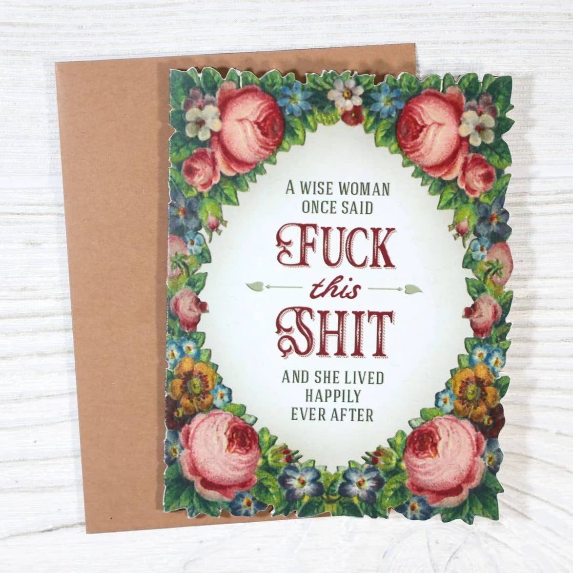 Wise Woman Funny Retirement/Breakup Card