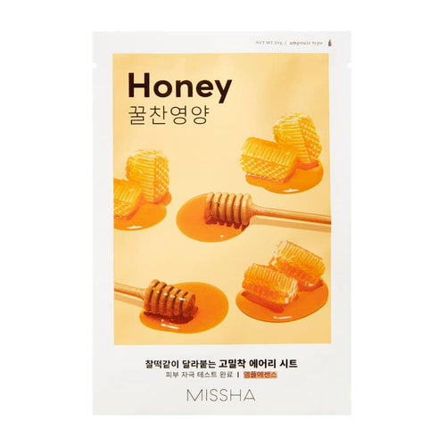 MISSHA Airy Fit Sheet Mask Honey - Front & Company: Gift Store