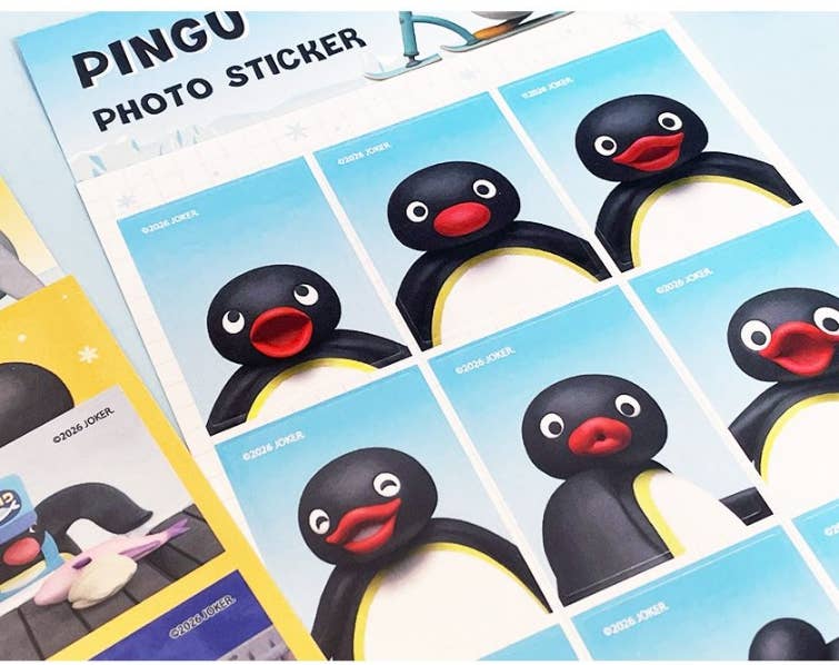 Pingu Photo Sticker Sheet - Mini Photo Deco Multi Sticker