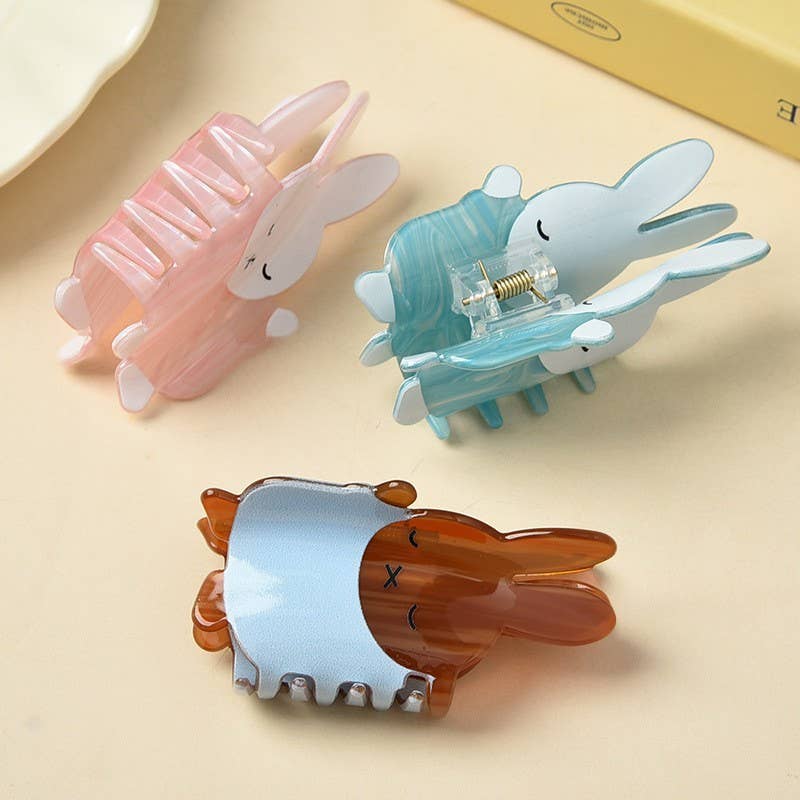 Cartoon Bunny Hair Claw, Playful Animal Hair Accessories