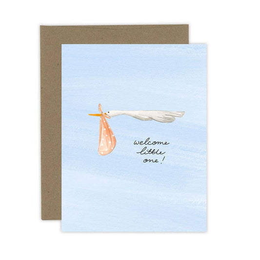 Welcome Little One Greeting Card | New Mom Baby Card