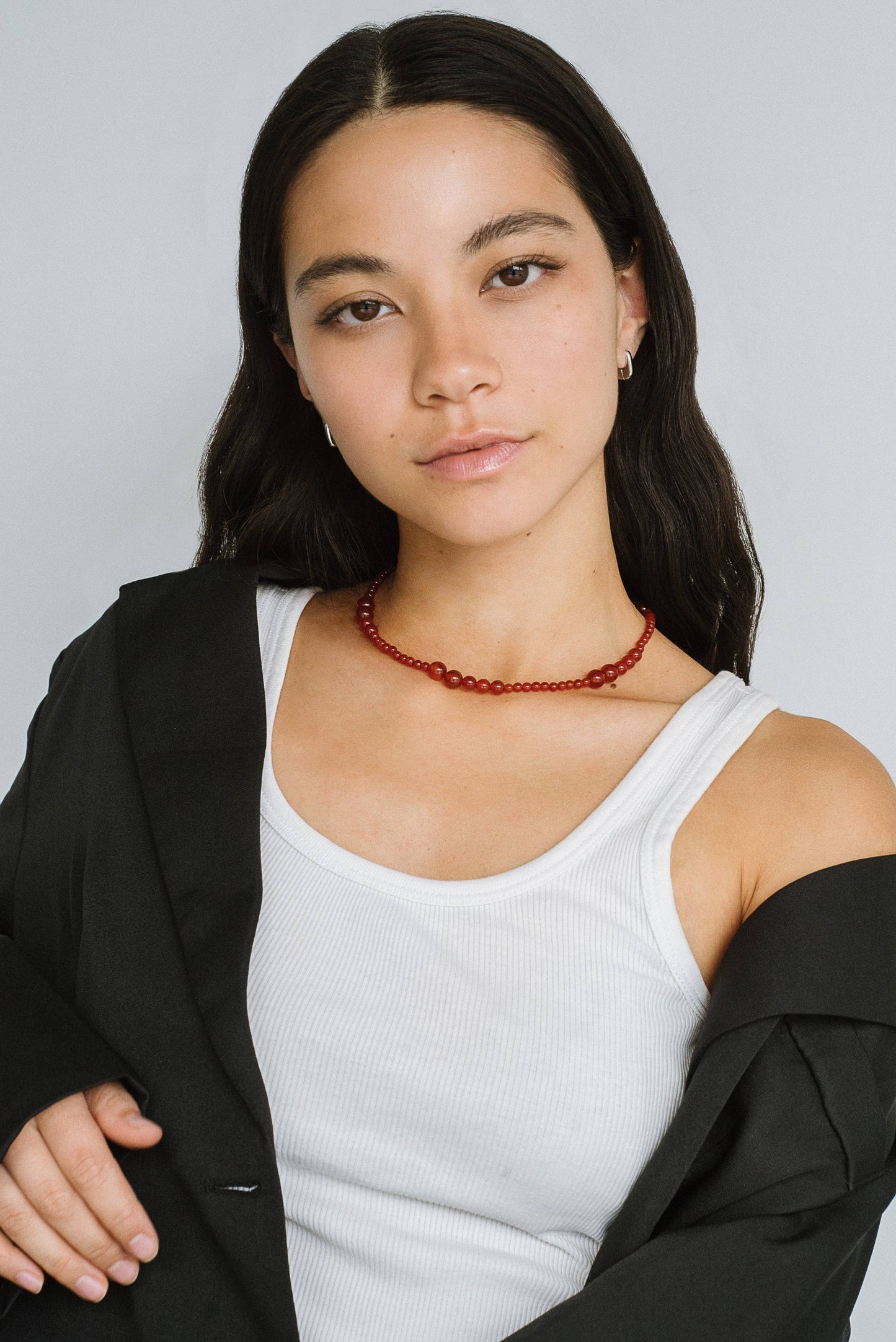Avery Necklace - Carnelian