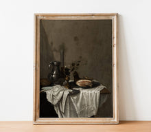 Load image into Gallery viewer, Vintage Still Life Painting | Muted Kitchen Table Print S210
