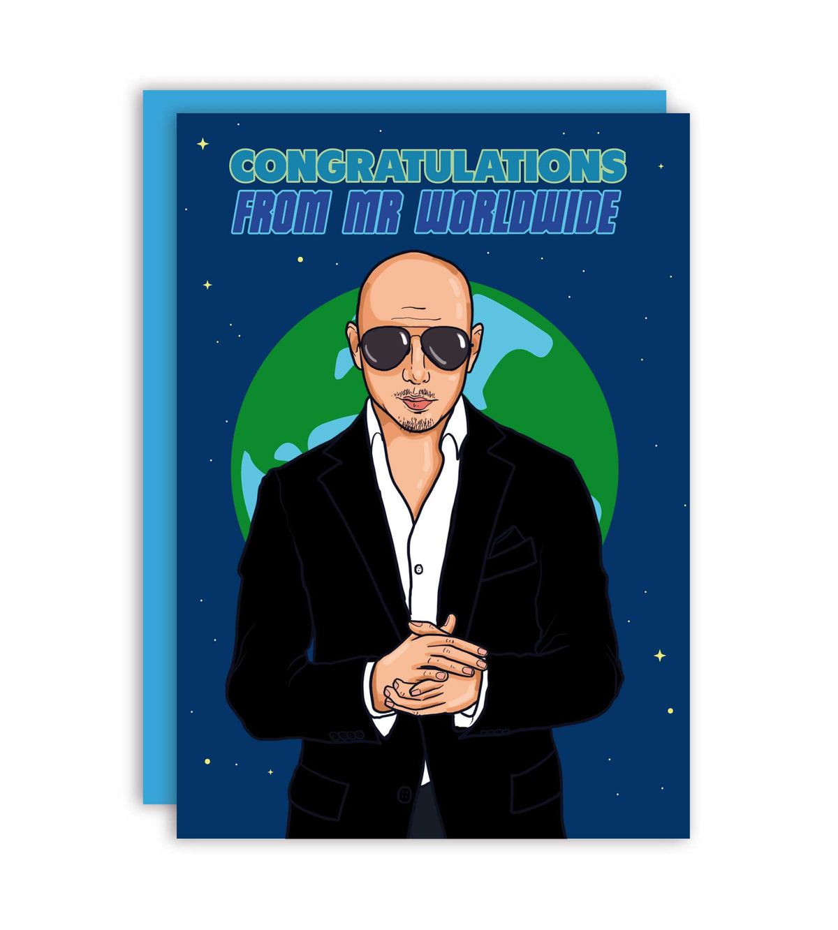 Congratulations From Funny Rapper Pop Star Birthday Card
