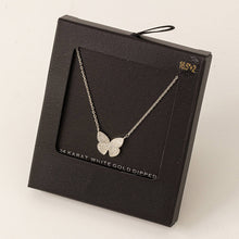 Load image into Gallery viewer, Gold Dipped Butterfly Pendant Necklace
