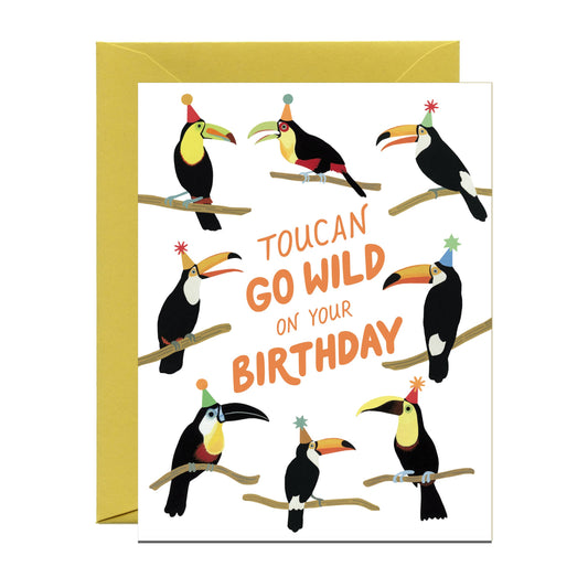 Wild Toucan Birthday Card