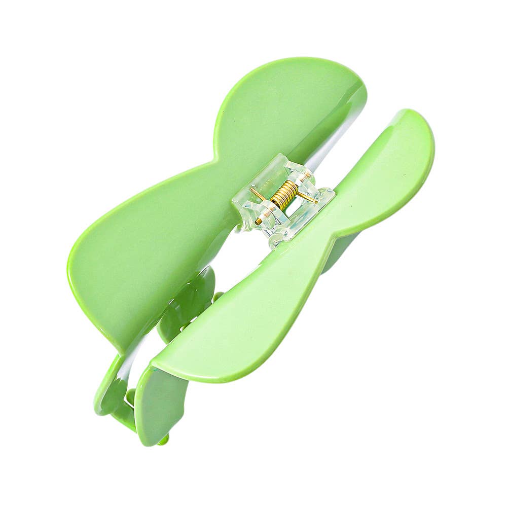 Playful Green Cartoon Character Hair Claw Clip
