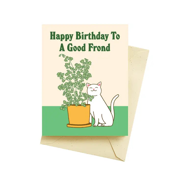 Fronds Birthday Cards