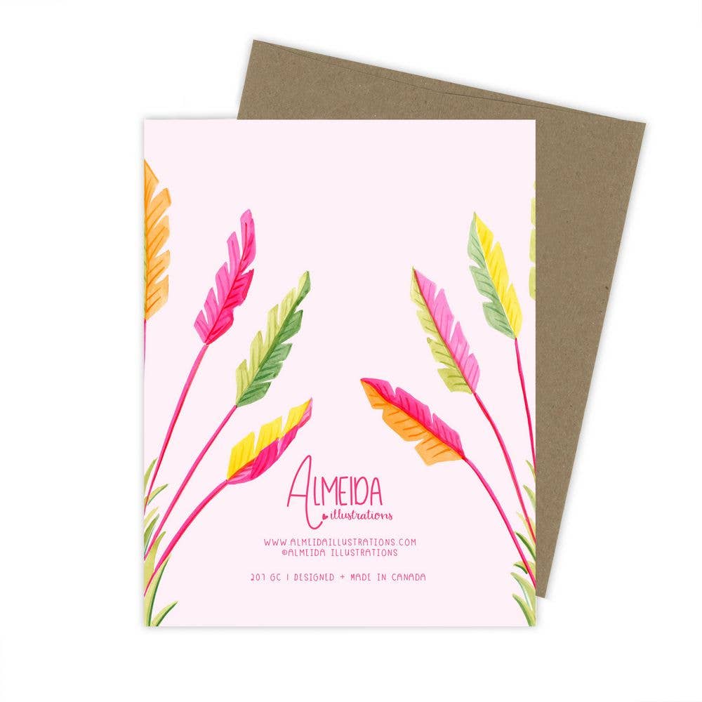 Pink Cockatoo Birthday Card