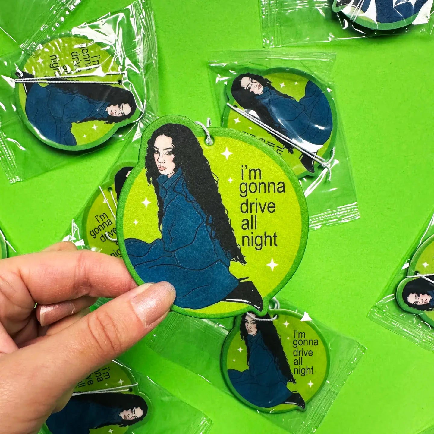 Charli drive all night Air Fresheners