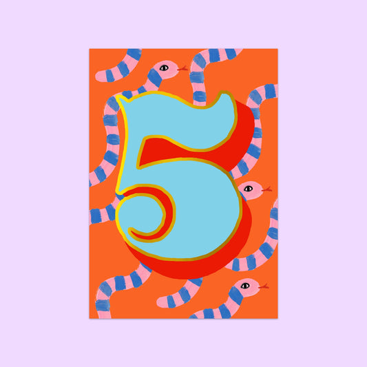 Age 5 Card
