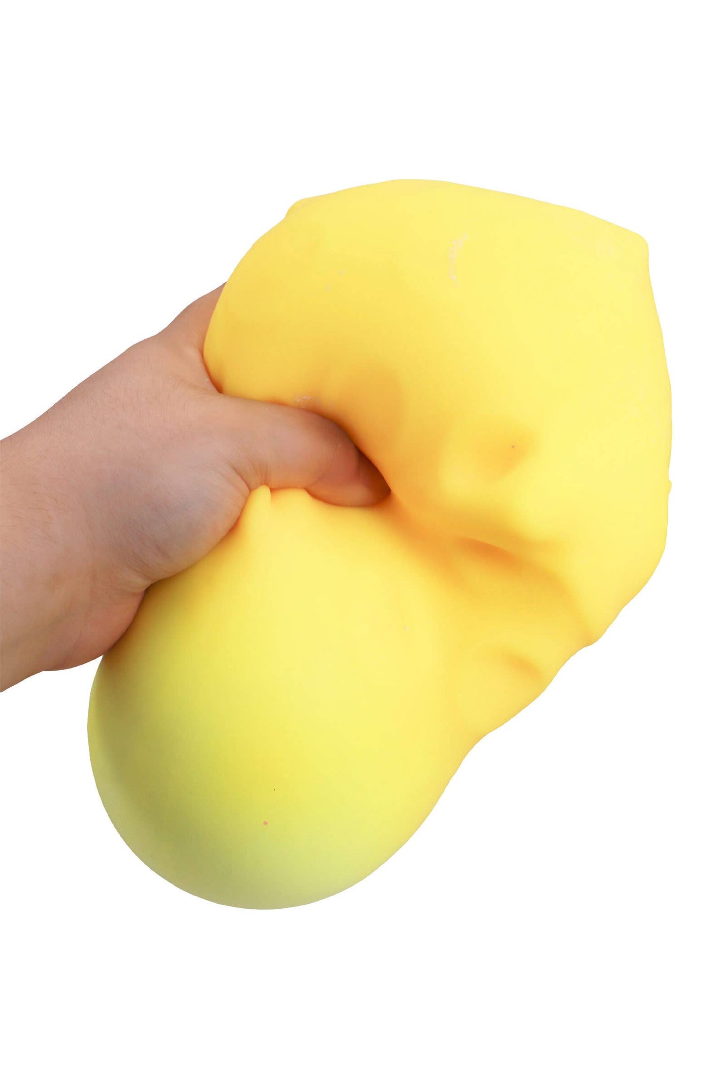 JUMBO Cheese Cube Fluffy Slime Filled Squishy Toy - 5 Inch