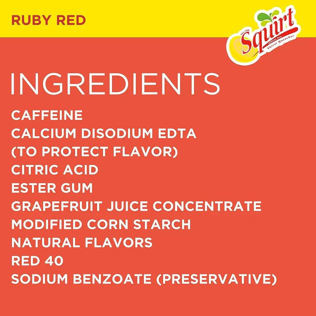 Squirt Ruby Red Grapefruit Soda, 12 fl oz