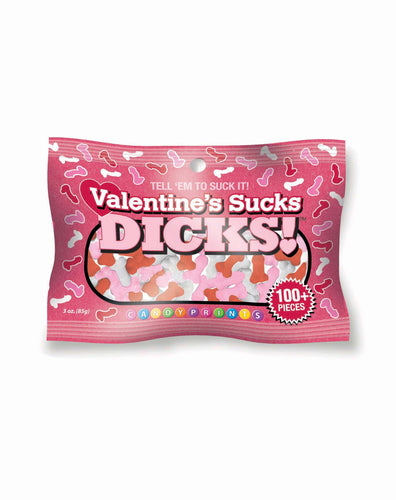 Valentine's Sucks Dicks Candy 3oz Bag - Front & Company: Gift Store