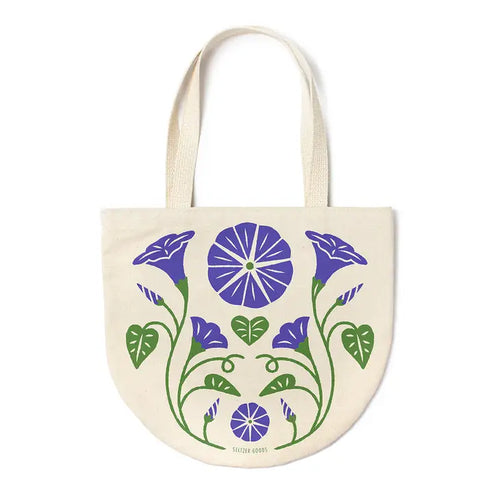 Morning Glory Round Tote - Front & Company: Gift Store