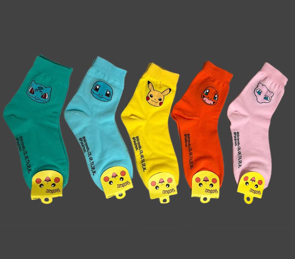 Pokémon Character Silky Cotton women Socks
