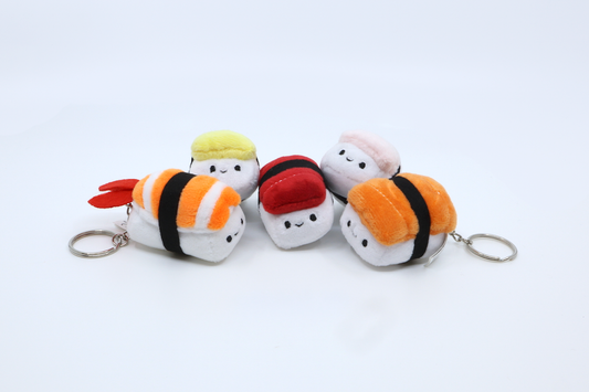 Tiny Nigiri Sushi Plush Key & Bag Charm
