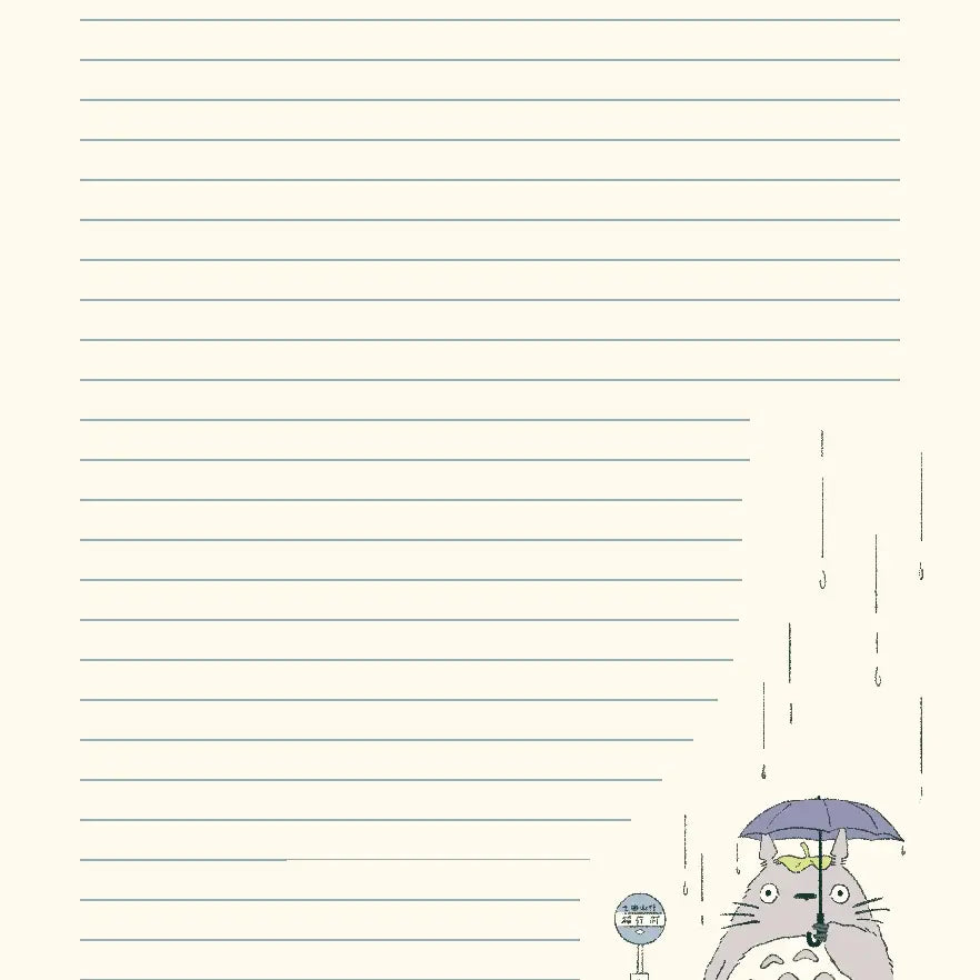 Studio Ghibli My Neighbor Totoro Stationray Set