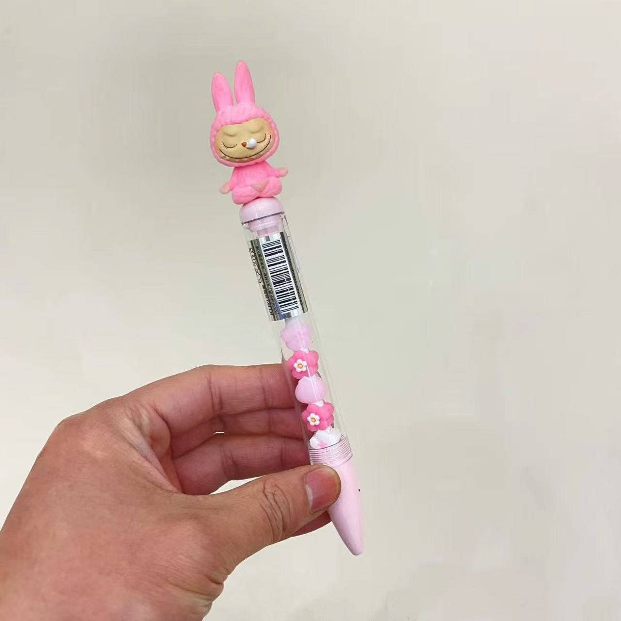 Yoga Labubu deco gel pen creative cute labubu pen gift