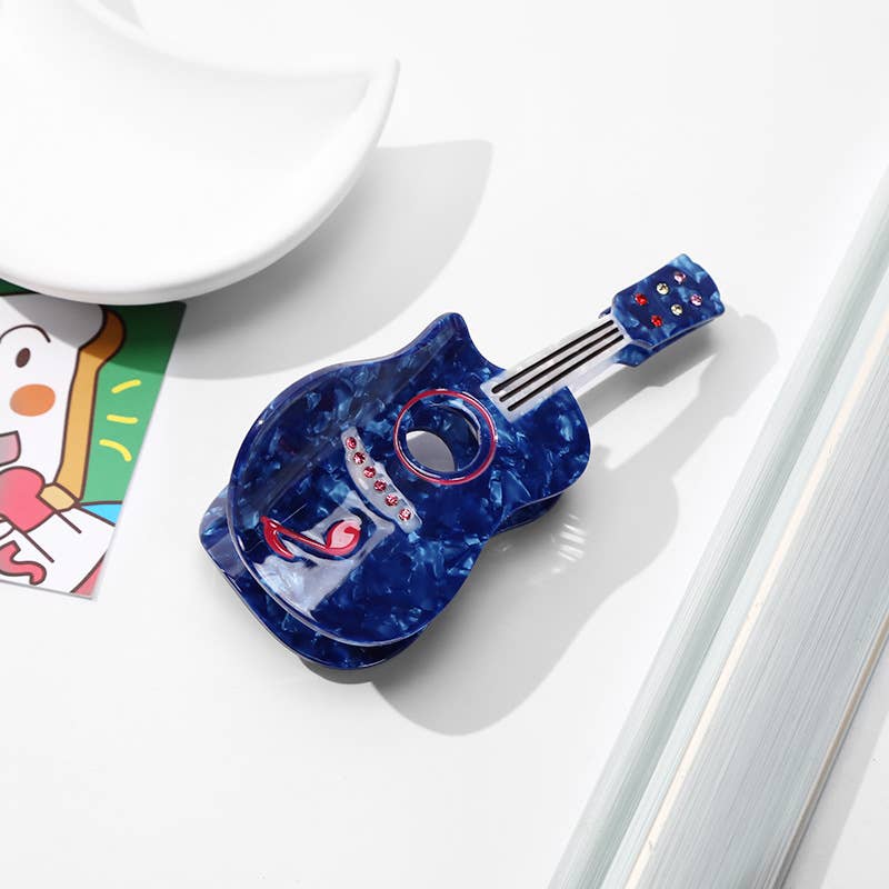 Guitar Hair Claw Clip