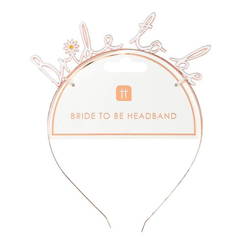 BRIDE TO BE METAL HEADBAND