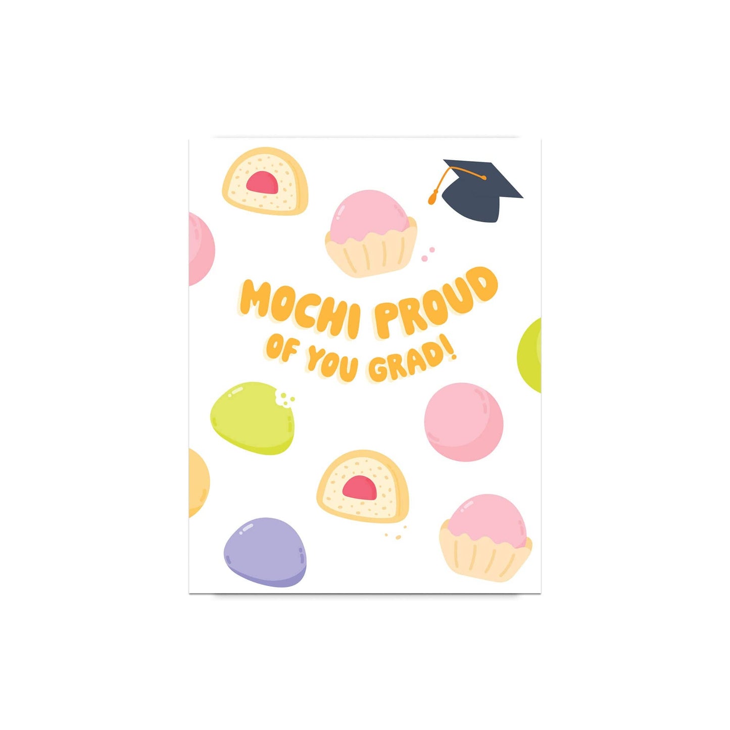 Mochi Graduation Card | Japanese Food Pun Congratulations Grad