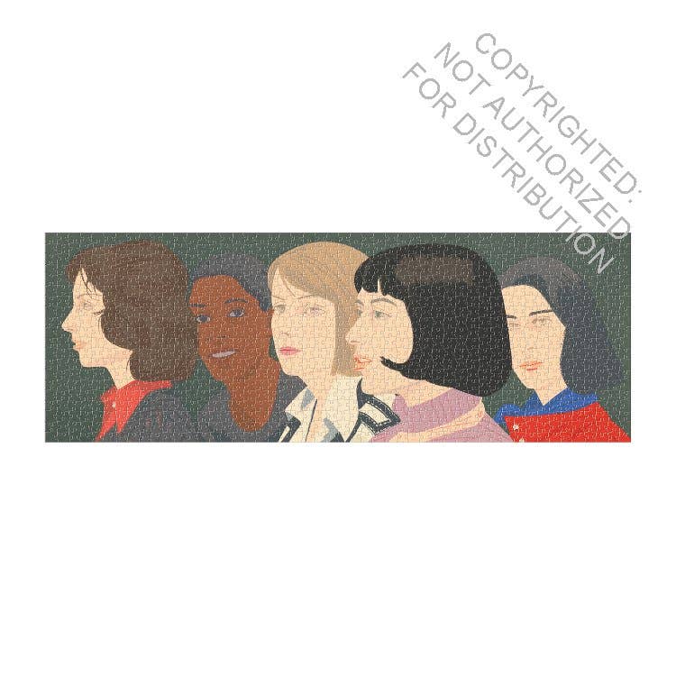 MoMA Alex Katz Five Women Panoramic Puzzle