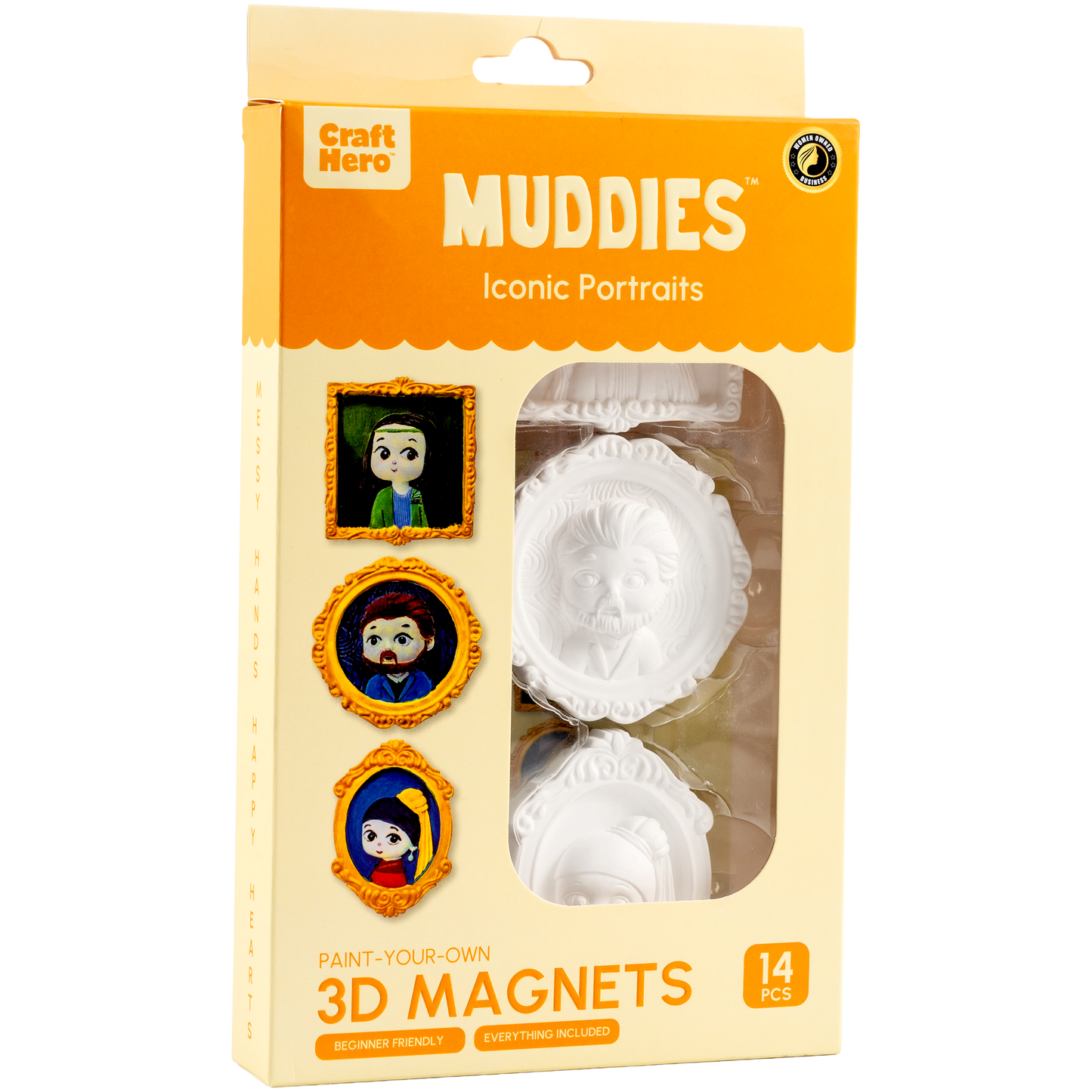 Muddies™ 3D Magnet Painting Kit — Iconic Portraits