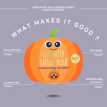 Load image into Gallery viewer, Halloween Skincare Sheet Mask Pumpkin, Ghost, Bat
