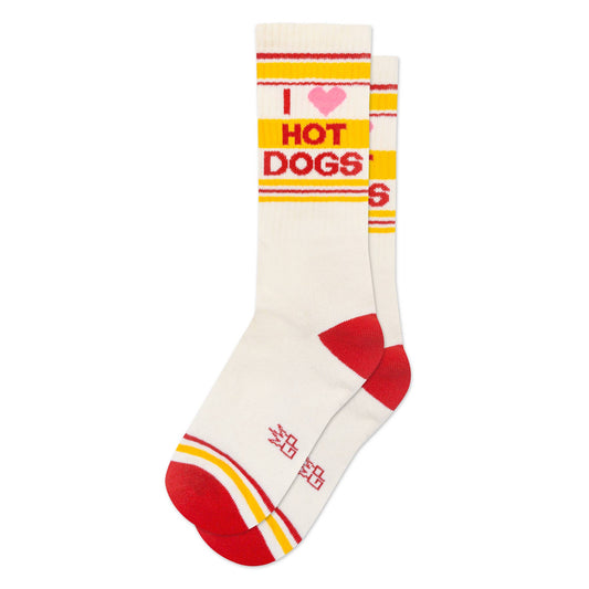 Hot Dogs Gym Crew Socks