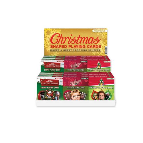 Novelty Christmas Shaped Playing Cards