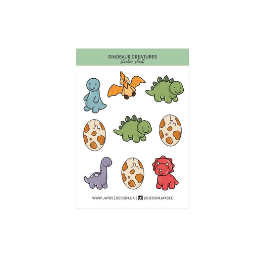 Dinosaur Mini Sticker Sheet