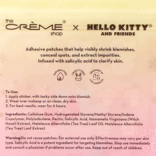 THE CREME SHOP X HELLO KITTY HYDROCOLLOID BLEMIS