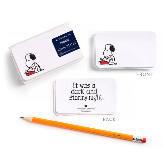 E. Frances x Peanuts™ Snoopy Typing Little Notes®