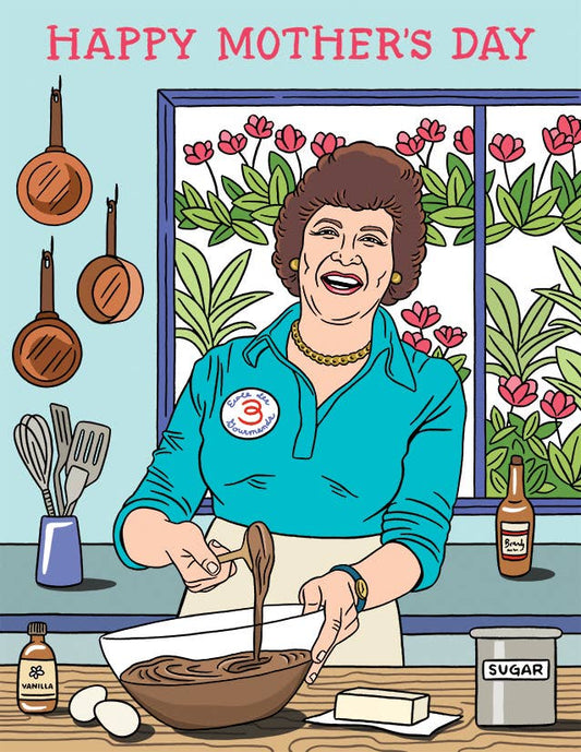 Julia Child Mother's Day Card