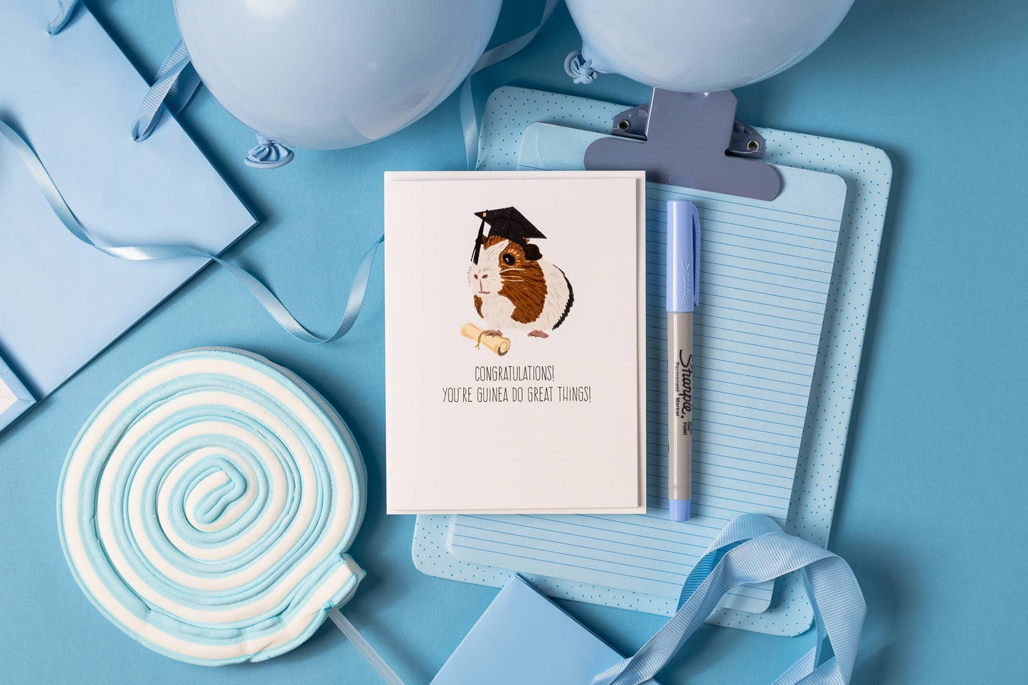 Congratulations! You're Guinea Do Great . . . -Greeting Card