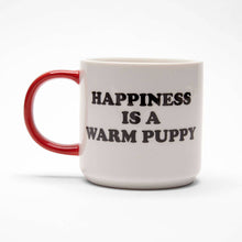 Load image into Gallery viewer, Peanuts Happiness is a Warm Puppy Mug
