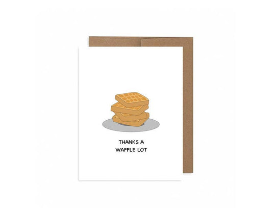 Thanks a Waffle Lot Greeting Card