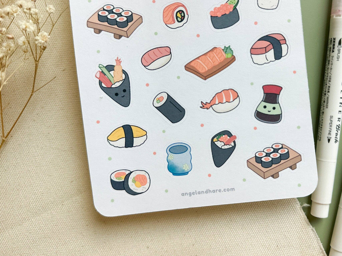 Sushi Sticker Sheet