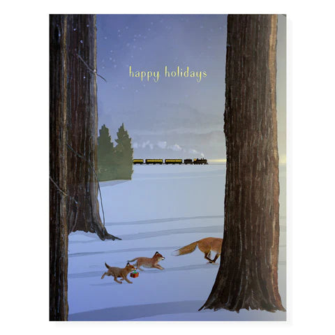 Holiday Express Occasion Card with matching envelope
