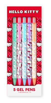 Hello Kitty Classic Red Dots Gel Pens - Front & Company: Gift Store