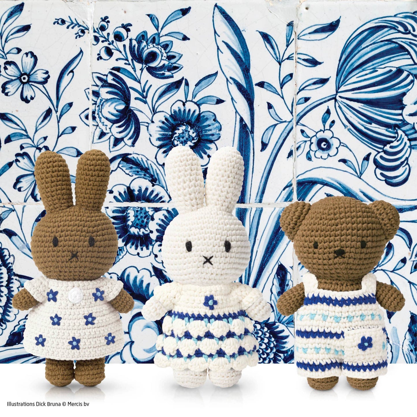 Miffy Delft Blue Floral