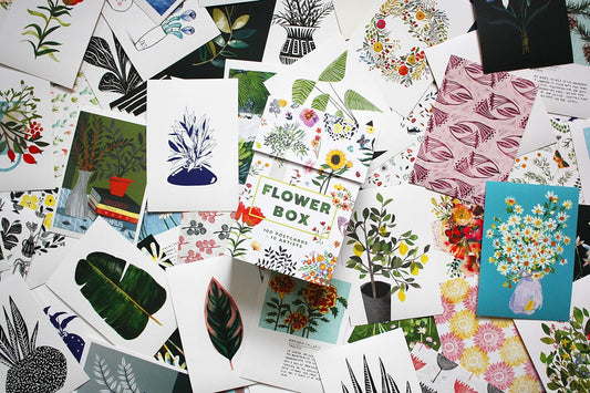 Flower Postcards, asst
