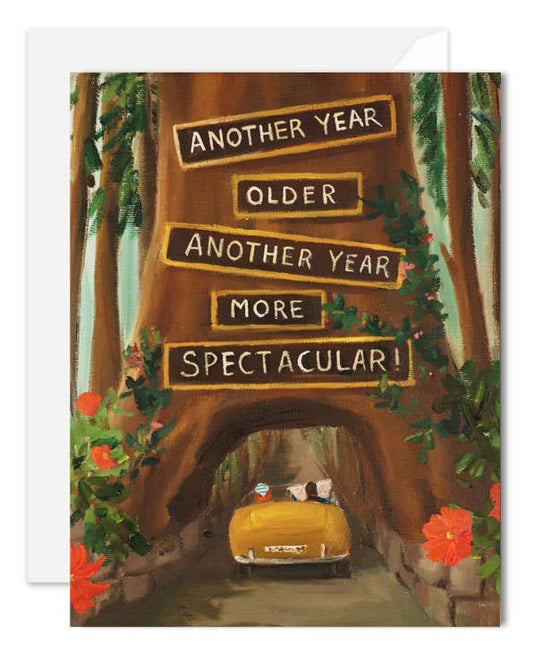 Redwood Birthday Card. JH1193