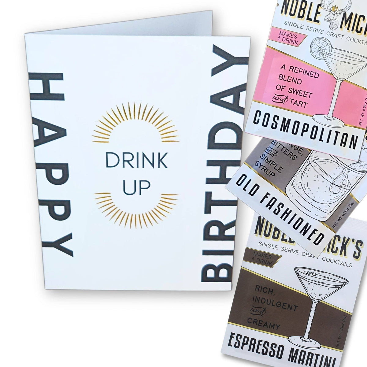 Cocktail and Cards / Drink Up Birthday Card