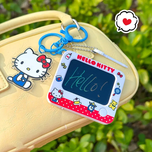 Hello Kitty Eraserable Drawing Board Keychain