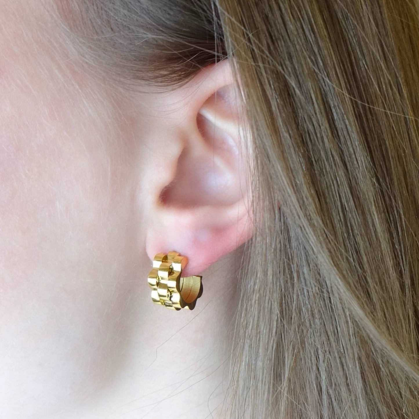 Watch Hoop Earrings (15 mm)