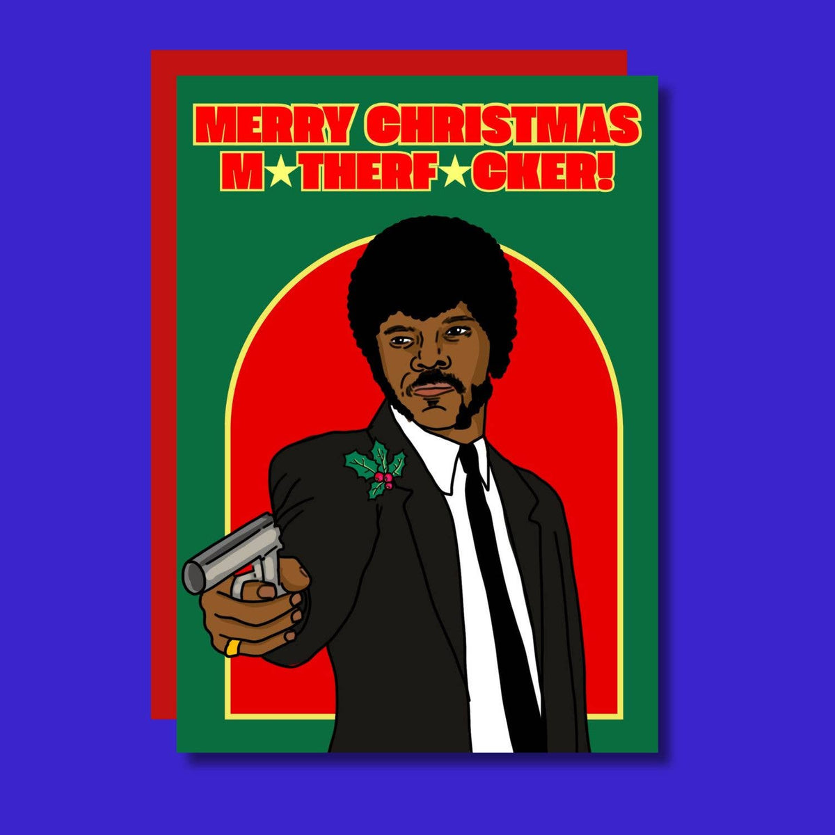 Merry Christmas M*therf*cker! Funny A6 Card